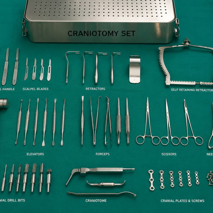 Craniotomy Instrument Set