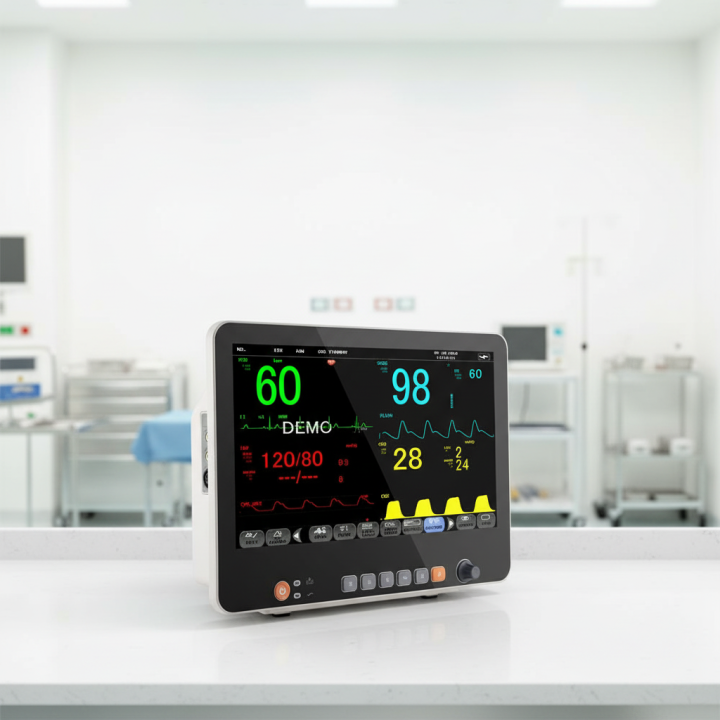 Multi Parameter Patient Monitoring System Medical ICU Patient Monitor Machine