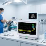Professional Multi-parameter Medical Patient Monitor Big Monitor Bedside Vital Signs Station for Clinic ICU