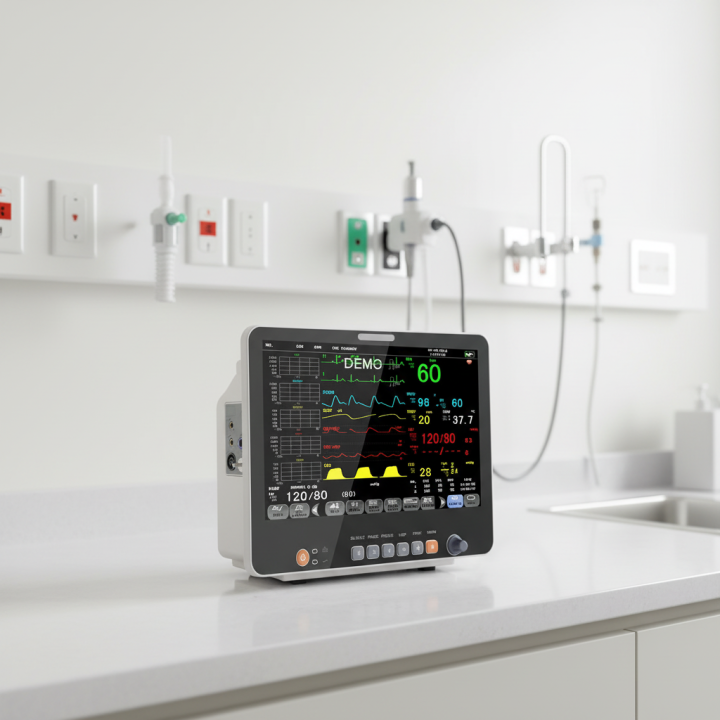 Multi Parameter Patient Monitoring System Medical ICU Patient Monitor Machine