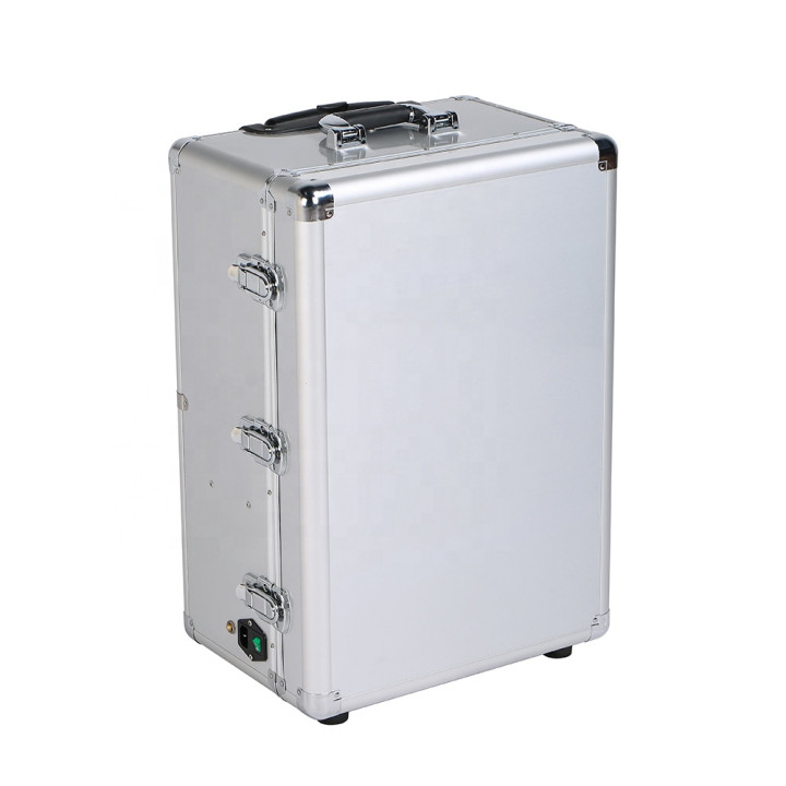 Electric Portable Dental Unit Aluminum Alloy 550W 6 Hold Dental Chair for Clinic Hospital Use