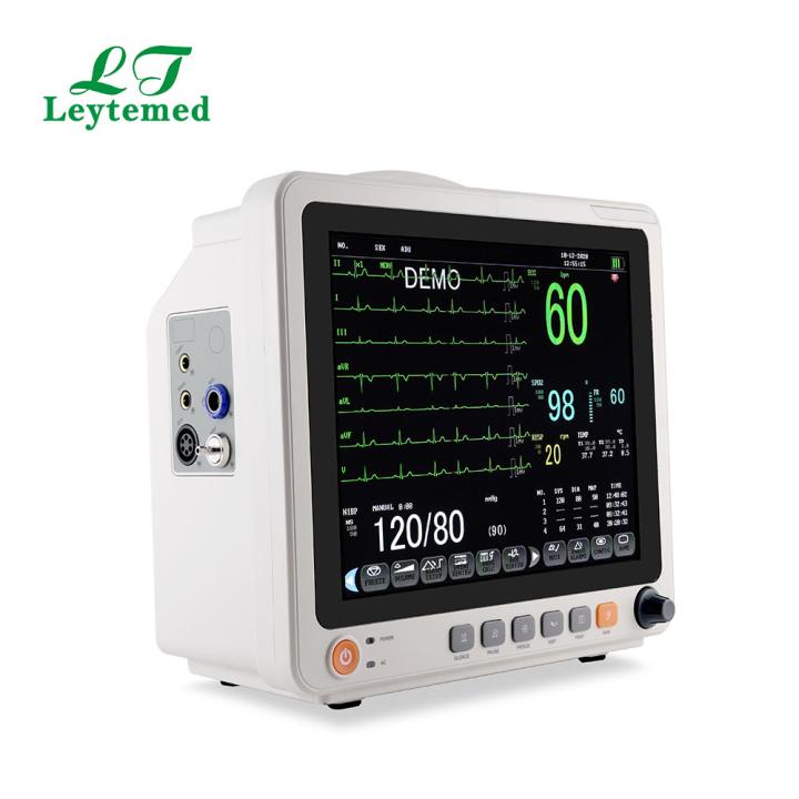Six Parameters 12.1 Inch Color LCD Display Portable Patient Monitor