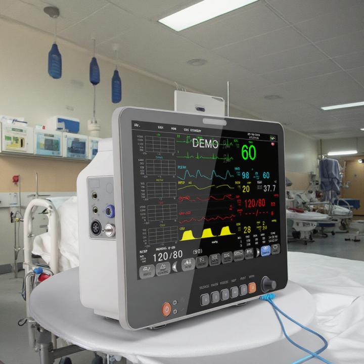 15.6 Inch Large Screen Patient Monitor Devices Multi-Parameter ICU Monitoring Vital Signs Monitor