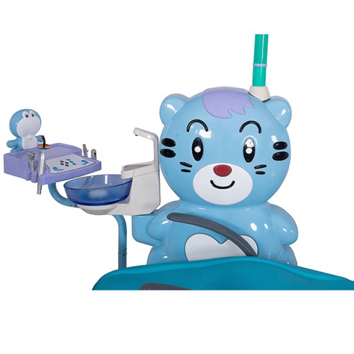 High Quality Safety Electric Metal Children's Pediatric Dental Chair Unit Full Set LED Sensor Light Three Memory Position