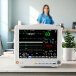 Electric Portable 12.1 Inch High Resolution Color LCD Display ICU Surgery Monitoring Diagnosis Veterinary Patient Monitor