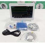 15.6 Inch Touch Screen 12 Lead ECG Patient Monitor ICU Bedside Vital Signs Monitor Compatible with Smart Hospital CMS System