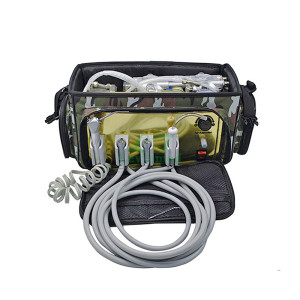 LTDC07 Portable Dental Unit for Medical Diagnosis and Treatment Mobile Steel Dental Chair with Electricity Power Source