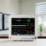 Electric Portable 12.1 Inch High Resolution Color LCD Display ICU Surgery Monitoring Diagnosis Veterinary Patient Monitor