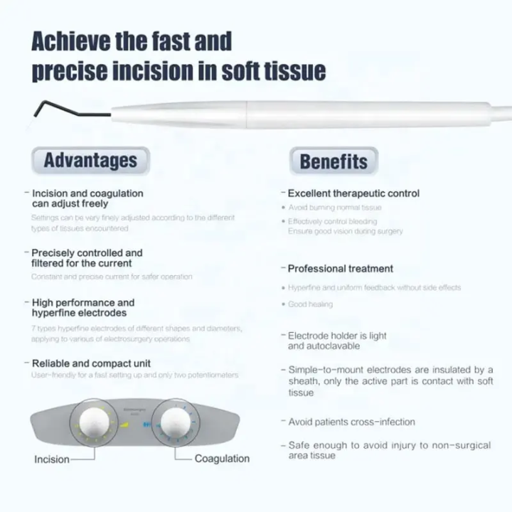 LTDM85 Professional Dental Cutting Coagulating Electrosurgical Machine Electrosurgery Unit