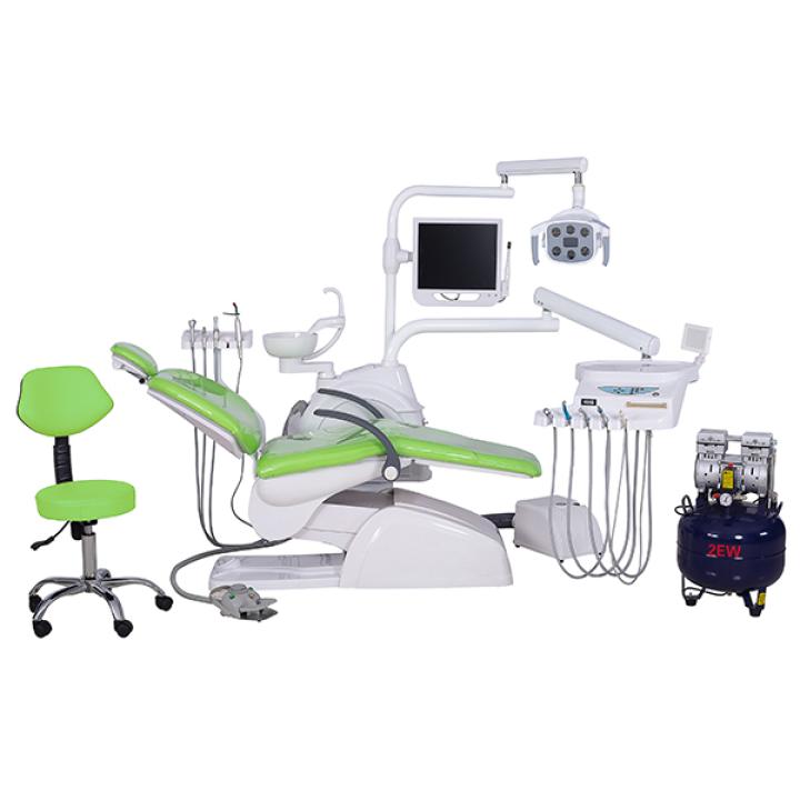 High Quality Guangdong Dental Equipment Multifunctional Luxury Dental Chair Unit With LED Light