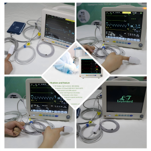 Ambulance Multi Parameter Vitals Signs Patient Monitoring Equipment ICU Monitor Manufacturer