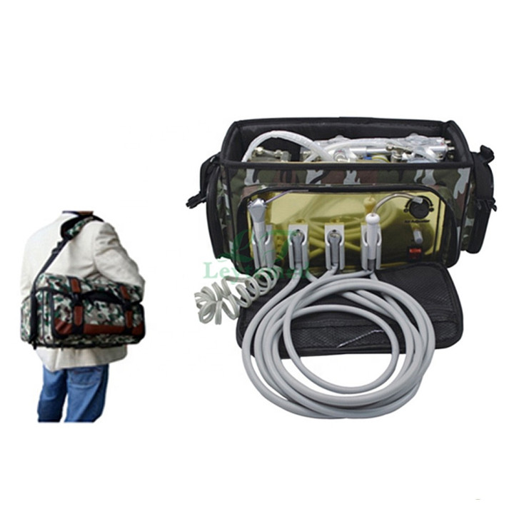 LTDC07 Portable Dental Unit for Medical Diagnosis and Treatment Mobile Steel Dental Chair with Electricity Power Source