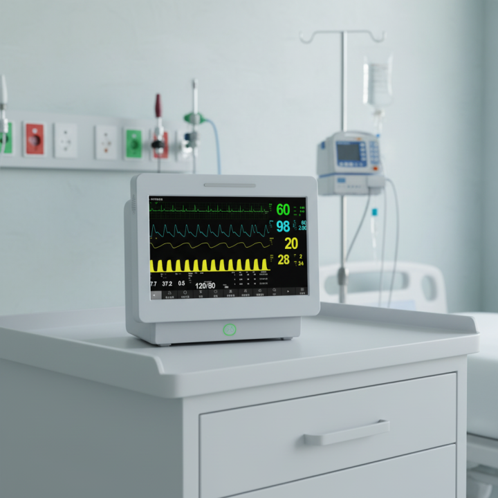 Emergency Room Multi Parameter ICU Touch Screen Patient Monitor Vital Signs Monitor for Hospital
