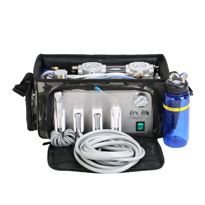 LTDC07 Portable Dental Unit for Medical Diagnosis and Treatment Mobile Steel Dental Chair with Electricity Power Source