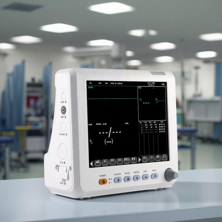Real-time Data 8 Inch Vital Signs Monitoring Home Health Care Medical Portable Patient Monitor