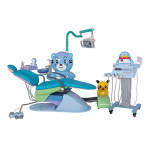 Children's Dental Unit Luxury Full Set Electric Metal Integral Dental Chair for Kids