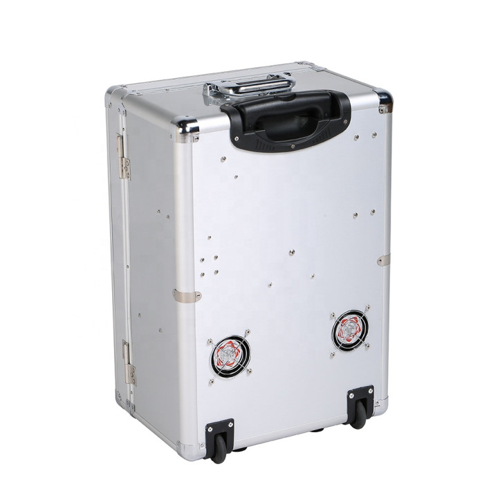 Electric Portable Dental Unit Aluminum Alloy 550W 6 Hold Dental Chair for Clinic Hospital Use