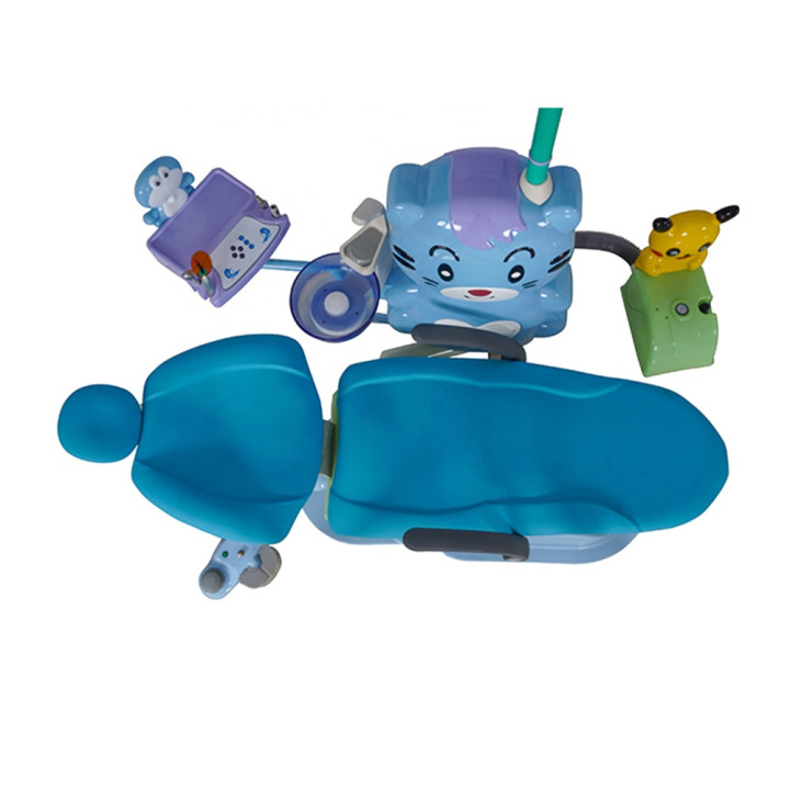 High Quality Safety Electric Metal Children's Pediatric Dental Chair Unit Full Set LED Sensor Light Three Memory Position