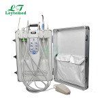 Electric Portable Dental Unit Aluminum Alloy 550W 6 Hold Dental Chair for Clinic Hospital Use
