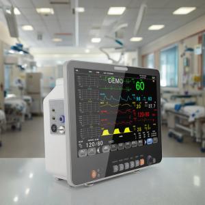 15 Inch Multi-parameter Patient Monitor Examination Diagnosis Vital Signs Monitoring for Emergency and ICU