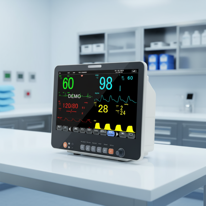 Multi Parameter Patient Monitoring System Medical ICU Patient Monitor Machine