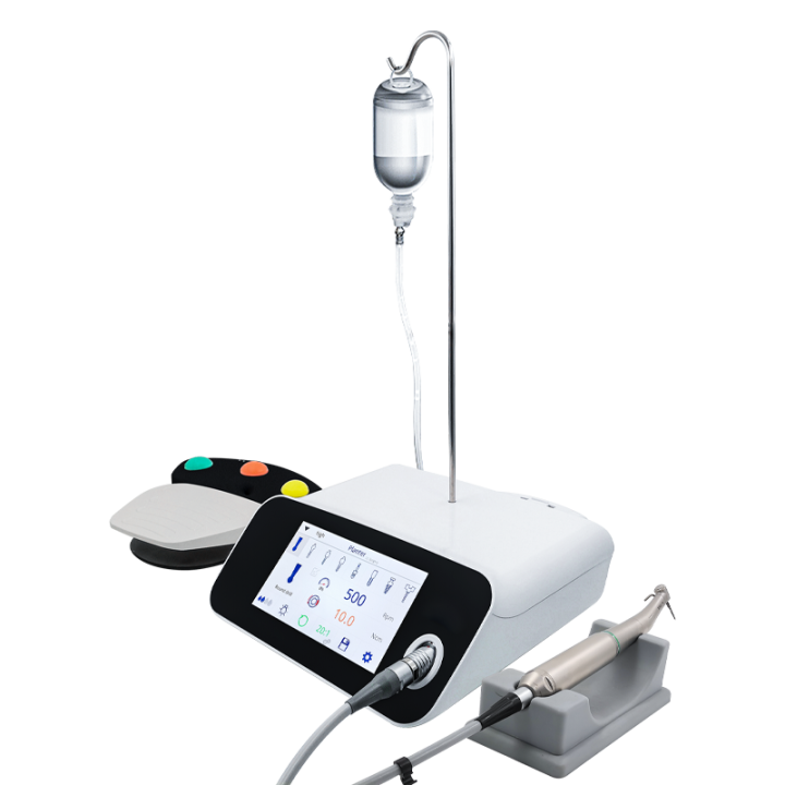 High Quality 2 in 1 Dental Wireless Pedal Endo Motor Implant Handpiece Dental Implant Surgery Kit Motor