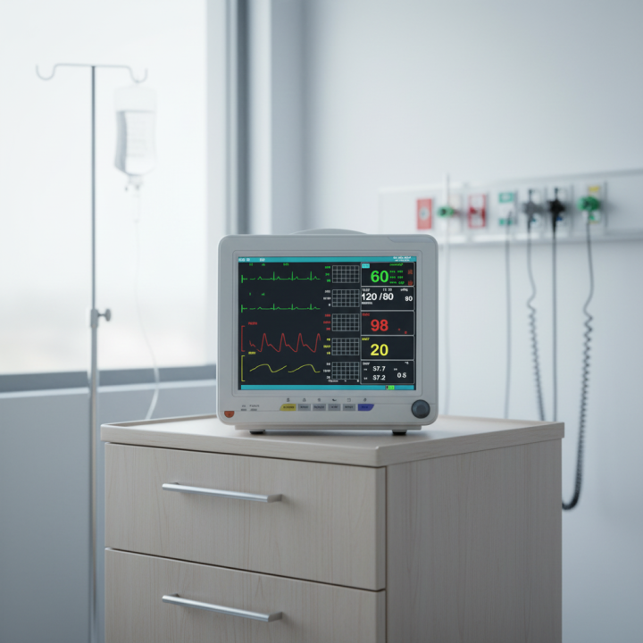 Portable Transport Patient Monitoring Devices Hospital ICU Multi-parameter Patient Monitor